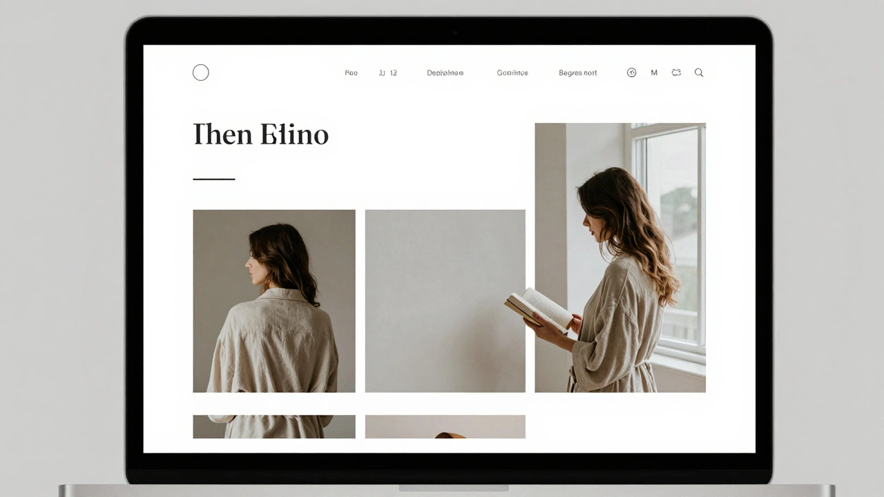 A clean, minimalist escort website with authentic photos and no flashy elements.